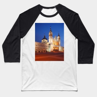 Almudena Cathedral, Catedral de la Almudena, Madrid, Spain, Europe Baseball T-Shirt